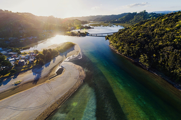 Waiwera Strand in Auckland in Australien